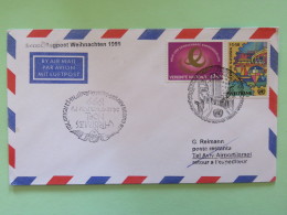 United Nations (Wien) 1999 Special Cancel On Cover To Tel Aviv Israel Returned - World Bank - Christmas Cancel - Covers & Documents