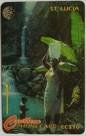 Saint Lucia Cable And Wireless 21CSLA  EC$10 " People Of St. Lucia - Diamond Falls " - St. Lucia