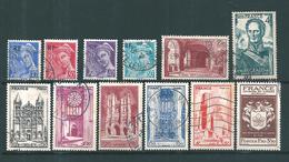 Delcampe - France Timbres De 1944  N°657 Au N° 668 Complet Oblitérés - Gebruikt