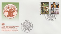 ONU  Geneve -  1993 ~ N° 241 /42  Oblitéré Sur Lettre 1°jour - Cartas & Documentos