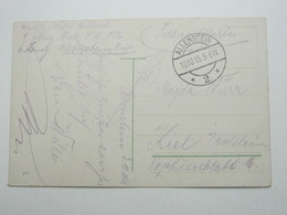 1915 , ALLENSTEIN , Klarer Stempel Auf Karte - Feldpost (postage Free)