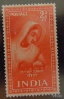 INDIA, Year 1952, Indian Saint Meera, 2A Stamp, SG 339. No Gum. - Ungebraucht