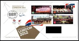 GROSSBRITANNIEN GRANDE BRETAGNE GB 2012 Olympics Memories MS Of 4v. FDCSG M3406 SC SH3045 MI B78-3323-26 YV BF97-3754-57 - 2011-2020 Decimal Issues