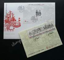 Macao Macau China Portugal Joint Issue Cultural Mix 1999 Culture (FDC Pair) - Lettres & Documents