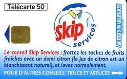 Télécarte 50 : Skip Services - Publicité