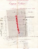 03- MOULINS SUR ALLIER - RARE LETTRE MANUSCRITE SIGNEE EUGENE CELIER-CIMENTS TUYAUX EN GRES- 1884-TUILERIE MONTCHANIN - 1800 – 1899