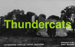 CPA RPPC REAL PHOTO POSTCARD  LEYBOURNE CASTLE WEST MALLING - Other & Unclassified