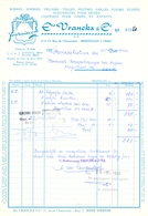 Factuur Facture  - Rubans Textiel - Ets Vranckx & Cie - Bruxelles 1968 - Textile & Clothing