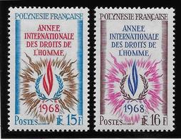 Polynésie N°62/63 - Neuf * Avec Charnière - TB - Unused Stamps