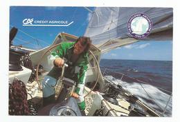 Voilier Boc Challenge 1990 Philippe Jeantot Autographe Signature , Course Autour Du Monde - Sailing Vessels