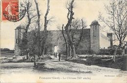 Fourques (Gard) - Le Château Du XIe Siècle - Edition Dardousset - Carte Animée De 1911 - Altri & Non Classificati