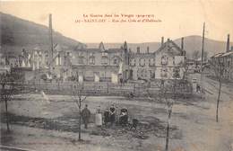 88-SAINT-DIE- RUE DES CITES ET D'HELLIEULLE LA GEURRE DANS LES VOSGES 14/15 - Saint Die