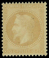 Neuf Avec Charnière N° 28B, 10c Bistre Type II T.B. - Other & Unclassified