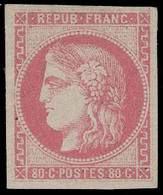 Neuf Avec Charnière N° 49, 80c Rose, T.B. Signé Calves - Otros & Sin Clasificación