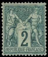 Neuf Avec Charnière N° 62, 2c Vert Type I, T.B. Signé Calves Et Guy. - Other & Unclassified