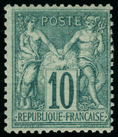 Neuf Avec Charnière N° 65, 10c Vert, Type I, T.B. - Other & Unclassified