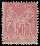 Neuf Sans Charnière N° 98, 50c Rose (II) T.B. - Other & Unclassified