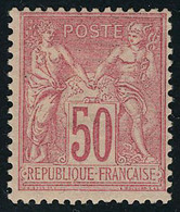 Neuf Avec Charnière N° 98, 50c Rose, Type II, T.B. - Sonstige & Ohne Zuordnung