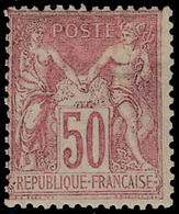 Neuf Avec Charnière N° 104, 50c Rose, Type III, T.B. - Other & Unclassified