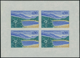 Neuf Sans Charnière N° 163Aa, 90c Vert Et Ocre Bleu, Mini Bloc De 4 ND T.B. - Autres & Non Classés