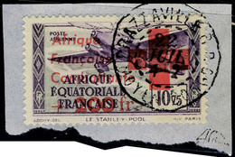 Fragment N° 29, +200f Croix Rouge, Obl Sur Frgt, Signé Brun - Other & Unclassified