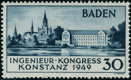 Neuf Avec Charnière N°46a. 30p Bleu. 2ème Tirage. T.B. - Autres & Non Classés