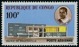 Neuf Sans Charnière N° 11, 100f Mairie De Brazzaville T.B. - Otros & Sin Clasificación