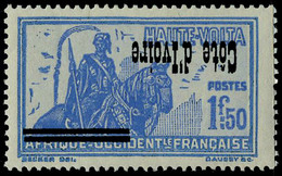 Neuf Sans Charnière N° 101a, 1.50 Blkeu Surcharge Renservée T.B.  Signé - Other & Unclassified