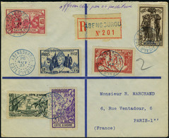 Lettre N° 133/38, Expo Inter. De Paris 1937, La Série Complète Sur LR De Abengourou 26 Nov 37 Pour Paris T.B. - Sonstige & Ohne Zuordnung