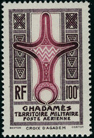 Neuf Sans Charnière N°2a. 100f Erreur De Couleur, Lilas Et Rose Lilas. T.B. Signé + Certificat J.F. Brun. Maury - Other & Unclassified