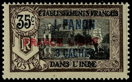 Neuf Avec Charnière N° 190, 1f3ca Sur 35c Brun Et Noir T.B.  Signé Brun - Otros & Sin Clasificación