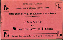 Neuf Sans Charnière N° 132a, 6c Rouge Carnet Complet De 20t Superbe - Autres & Non Classés