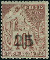 Neuf Sans Gomme N°3. 25 Sur 40c Rouge-orange. T.B. Signé Calves - Other & Unclassified