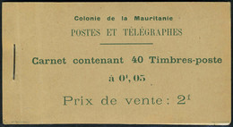 Neuf Sans Charnière N° 2, Carnet Complet De 40 Timbres 5c Papier Couché Rousseurs, Maury - Autres & Non Classés