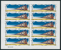 Neuf Sans Charnière N° 295/96, Train De La Miferma, Feuille Complète De 10 Paires ND, T.B. - Sonstige & Ohne Zuordnung