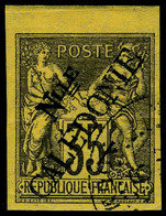 Oblitéré N° 18, 35c De 1877 Surcharge Type I Petit Bdf, TB - Otros & Sin Clasificación