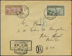 Lettre LR Affranchie Avec Cachet PP 030 + TP N° 110 Et 115, Càd St Pierre Et Miquelon 30.4.26 Pour Paris T.B. - Other & Unclassified