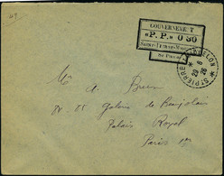 Lettre 2 L Affranchies Cachets Provisoires De 1926, Différents 1 L Cachets PP, Càd 22.5.26, 2eme L Cachet PP 030 Càd Du  - Other & Unclassified