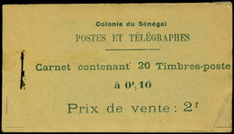 Neuf Sans Charnière N° 73, 10c Vert Jaune Et Bert Carnet Complet De 20ex Variété F Brisé TB  Maury 6a - Autres & Non Classés