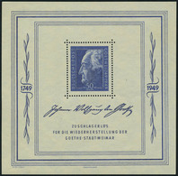 Neuf Sans Charnière N° 1, Le Bloc Goethe T.B. - Sonstige & Ohne Zuordnung