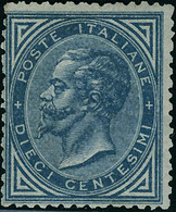 Neuf Sans Gomme N°16. 10c Bleu. T.B. Signé Diena . Sassone N° 27 - Otros & Sin Clasificación