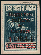 Fragment N°128. 1 Lira S/25c Bleu. T.B. (Sassone 148) - Autres & Non Classés