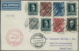 Lettre Zeppelin SUDAMERIKA 1934 Pour Le Brésil. T.B. - Autres & Non Classés