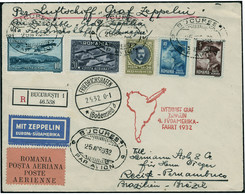 Lettre Zeppelin. 4ème SAF 1932, Pour Le Brésil. T.B. - Other & Unclassified