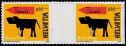 Neuf Sans Charnière N° 1913/6, PRO Juventute 206 Série Autocollant En Paire Interpanneau TB Cat Suisse S 82/86 : 600 CHF - Autres & Non Classés