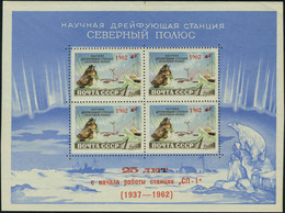 Neuf Sans Charnière N° 31, Bloc Du 25è Anni De La 1ère Station Dérivante Au Pôle Nord, T.B. - Sonstige & Ohne Zuordnung