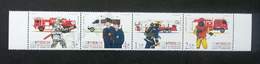 Macau Macao China Fire Brigade 2001 Engine Fighter Uniform (stamp) MNH - Unused Stamps