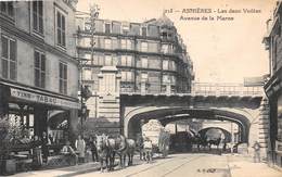 92-ASNIERES- LES DEUX VOÛTES AVENUE DE LA MARNE - Asnieres Sur Seine