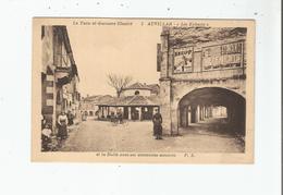 AUVILLAR "LES ENBANS" 5 ET LA HALLE AVEC SES ANCIENNES MESURES . LE TARN ET GARONNE ILLUSTRE(PUB CAFE DE MALT KNEIPP) - Auvillar