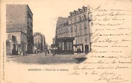 92-ASNIERES- PLACE DE LA STATION - Asnieres Sur Seine